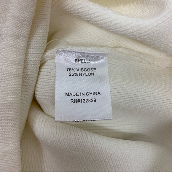 H:ours Celina Bodysuit in Ivory Size S - Picture 8 of 11